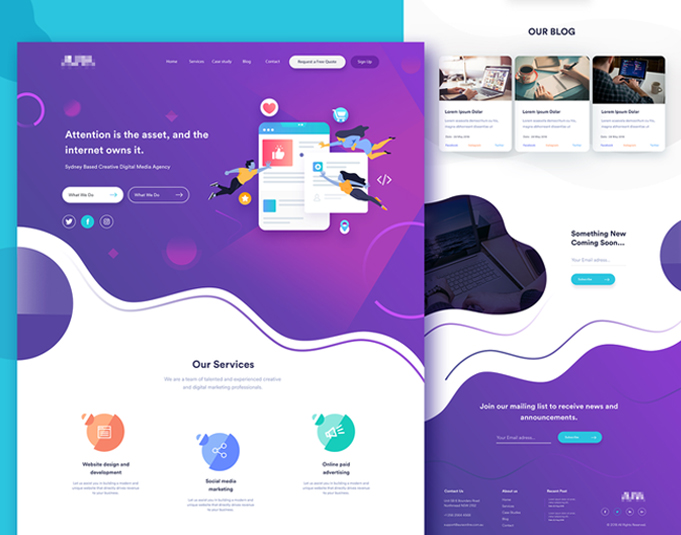 Creating Highly Engaging Customized Professional Website Designs